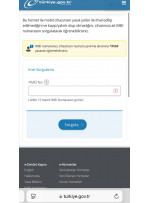 Зайдите на сайт Türkiye Gov Bilgi Teknolojileri ve İletişim Kurumu IMEI sorgulama